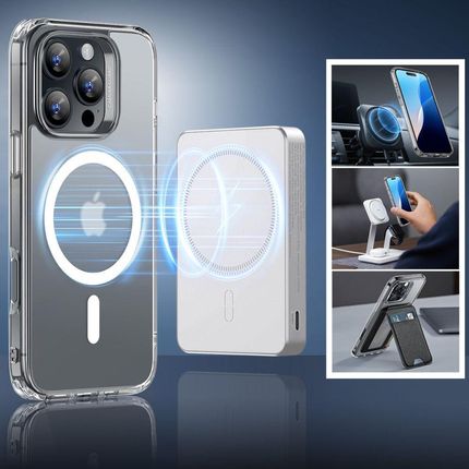 Esr Classic Hybrid Halolock Magsafe Tempered Glass Iphone 16 Pro Max Frosted Clear - zdjęcie 2