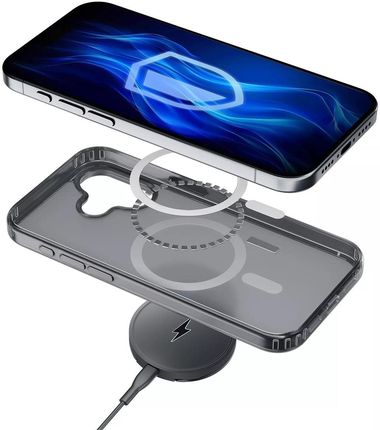 3Mk Etui Frosty Magcase Do Iphone 16 Plus Black Matte - zdjęcie 3