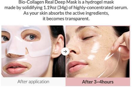 BIODANCE Bio-Collagen Real Deep Mask, 34g - kolagenowa maska do twarzy - zdjęcie 3
