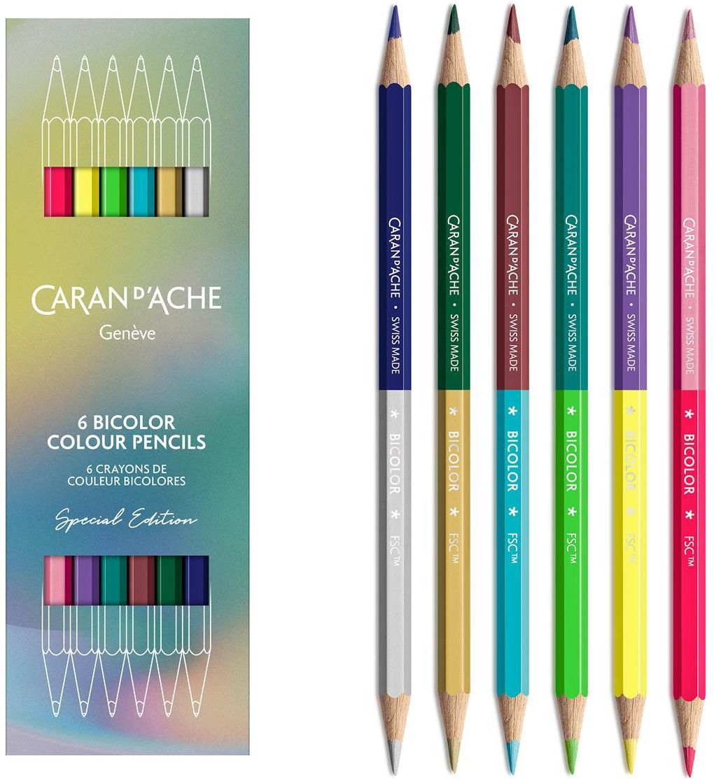 Zdjęcie Carandache Kredki Dwukolorowe Claim Your Style Ed5 6Szt. - Bisztynek