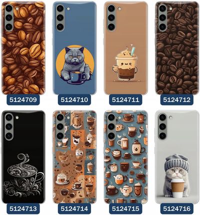 Etui Do Samsung Galaxy S23 Kawa Kawusia Ziarna Kubek Coffee - zdjęcie 4