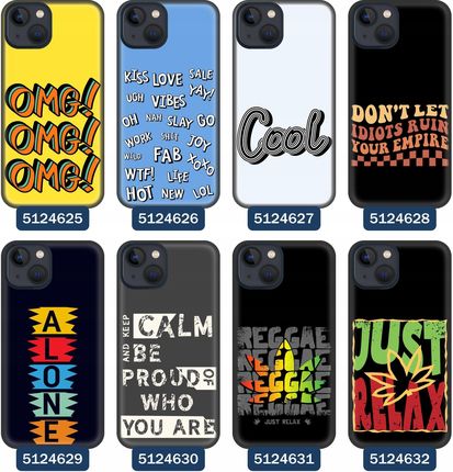 Etui Do Iphone 13 Z Napisami Teksty Napisy - zdjęcie 4