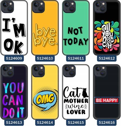 Etui Do Iphone 13 Z Napisami Teksty Napisy - zdjęcie 2