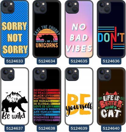 Etui Do Iphone 13 Z Napisami Teksty Napisy - zdjęcie 3