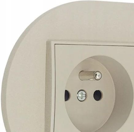 Karlik Elektrotechnik Włącznik I Gniazdo Pojedyńcze Mini Taupe 53233602 - zdjęcie 5