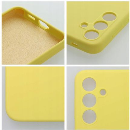 Futerał Silicone 2Mm Do Samsung A34 5G Żółty - zdjęcie 2