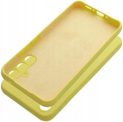 Futerał Silicone 2Mm Do Samsung A34 5G Żółty - zdjęcie 3