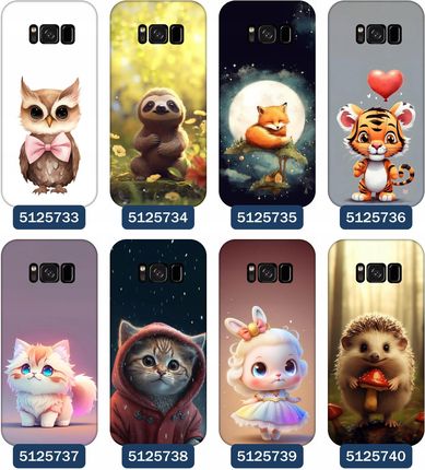 Etui Do Samsung Galaxy S8 Dla Dziecka Lew Kotek Kaczka Kurczak - zdjęcie 2