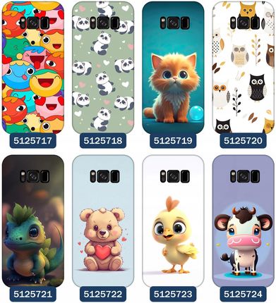 Etui Do Samsung Galaxy S8 Dla Dziecka Lew Kotek Kaczka Kurczak - zdjęcie 4