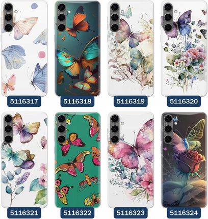 Etui Do Samsung Galaxy A25 5G Motyle Kolorowe Motylki Butterfly - zdjęcie 3