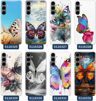 Etui Do Samsung Galaxy A25 5G Motyle Kolorowe Motylki Butterfly - zdjęcie 4