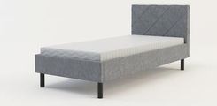 Zdjęcie Rama łóżka szara BASIC ALBERTO 90x200 cm - Barcin