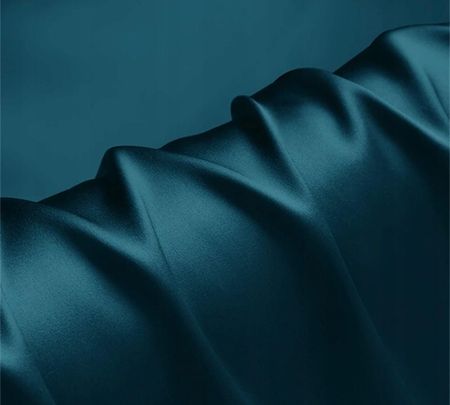 JEDWABNA GUMKA DO WŁOSÓW SCRUNCHIE 100% JEDWAB MORWOWY 22 mm MORSKI r. L - zdjęcie 3