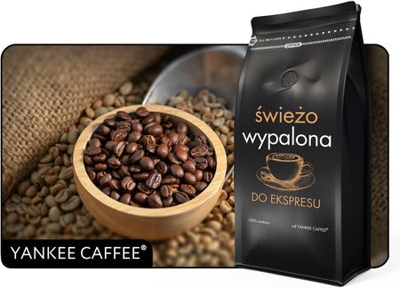 Yankee Caffee Ziarnista 100% Arabica Świeżo Palona Do Ekspresu 1kg - zdjęcie 3