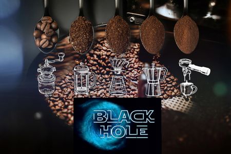 Eight Cafe Ziarnista Świeżo Palona Blend Black Hole 500g Do Ekspresu - zdjęcie 6