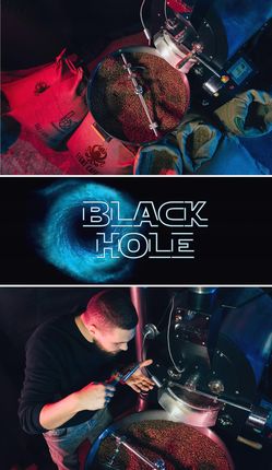 Eight Cafe Ziarnista Świeżo Palona Blend Black Hole 500g Do Ekspresu - zdjęcie 3