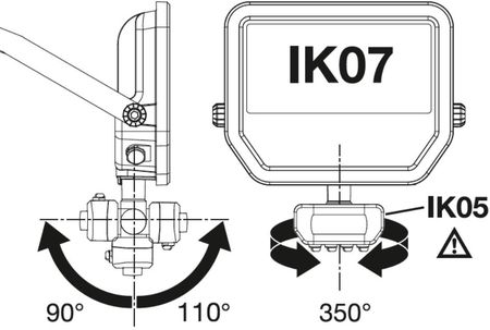 Ledvance Naświetlacz Led Floodlight Sensor Pfm G4 11W17W Ip65 3000K 133Lm/W Czarny By Osram 4099854309489 - zdjęcie 6