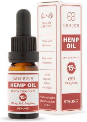 Endoca Olejek CBD czekoladowo-miętowy 1500 mg CBD 10ml - zdjęcie 4