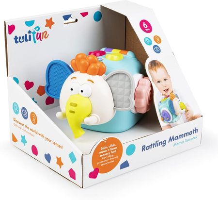 Dumel Tuli Fun Mamut Terkotek Zabawka Sensoryczna 6m+ - zdjęcie 5