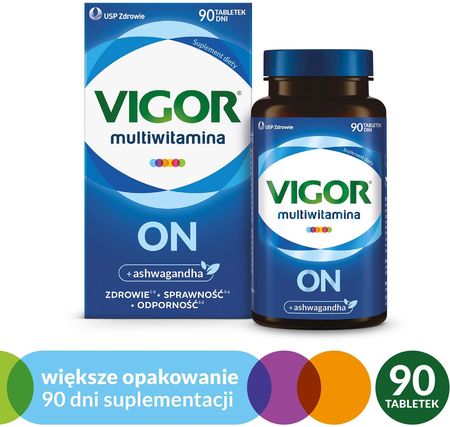 Vigor Multiwitamina ON Z Ashwagandhą 90tabl. - zdjęcie 4