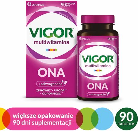 Usp Zdrowie Vigor Multiwitamina Ona 90 tabl. - zdjęcie 6