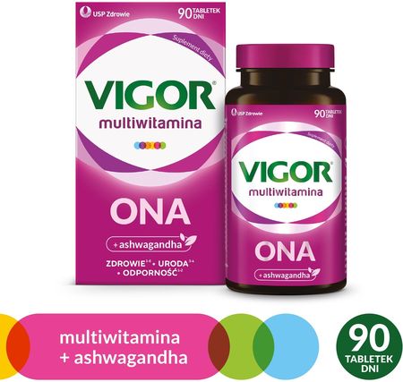 Usp Zdrowie Vigor Multiwitamina Ona 90 tabl. - zdjęcie 4