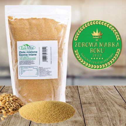 SIEMIE LNIANE MIELONE Odtłuszczone 1kg Naturalne Bez Barwników Zdrowe - zdjęcie 6