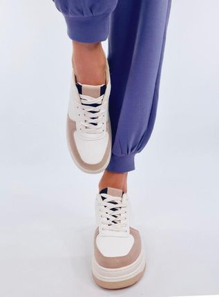 Sneakersy damskie EVERSS KHAKI - zdjęcie 2