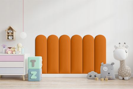 Smartlife Panel Tapicerowany Ścienny Płotek Magic Velvet Miodowy 20x60 + Rzepy - zdjęcie 5