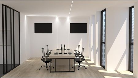 Ecolight Profil Aluminiowy Podtynkowy Do Led Wpuszczany Płyt Karton / Gips 1M Z Mlecznym Kloszem I Zaślepkami - zdjęcie 3