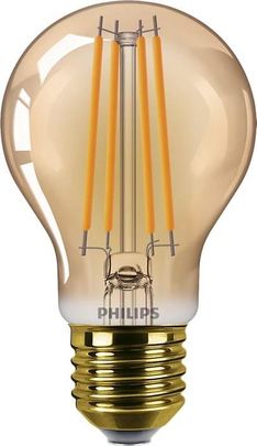 Philips Żarówka Led E27 A60 7W = 40W 470Lm 1800K Ciepła Filament Bursztynowa - zdjęcie 2
