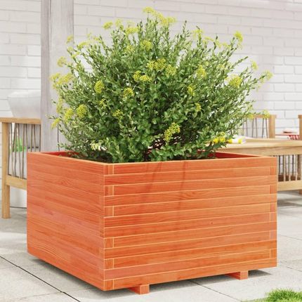 Dkd Home Decor Donica Woskowa Brązowa 80X80X49,5cm Lite Drewno Sosnowa - zdjęcie 2