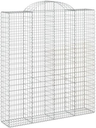 Dkd Home Decor Gabiony Z Wysokim Łukiem 2Szt. 200X50X220/240cm Ocynkowane Żelazo - zdjęcie 2