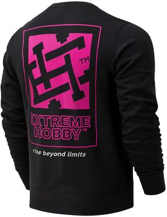 Bluza męska bez kaptura Extreme Hobby Flash Różowy - zdjęcie 2