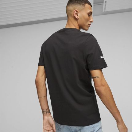 Koszulka męska Puma MAPF1 LOGO czarna 62115701 - zdjęcie 2