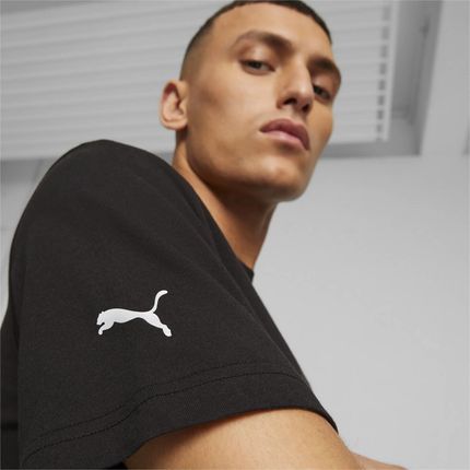 Koszulka męska Puma MAPF1 LOGO czarna 62115701 - zdjęcie 4