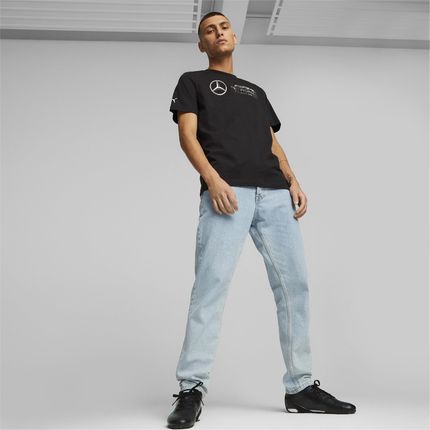 Koszulka męska Puma MAPF1 LOGO czarna 62115701 - zdjęcie 3