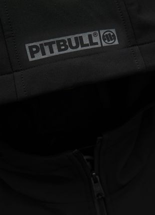 Kurtka zimowa PITBULL czarna winter midway hooded - zdjęcie 2