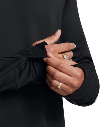 Męska bluza do biegania Under Armour UA Launch Elite Cw Balaclava Hoody - czarna - zdjęcie 2