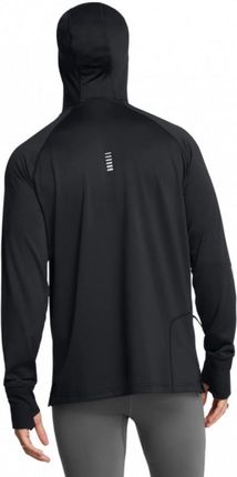 Męska bluza do biegania Under Armour UA Launch Elite Cw Balaclava Hoody - czarna - zdjęcie 3