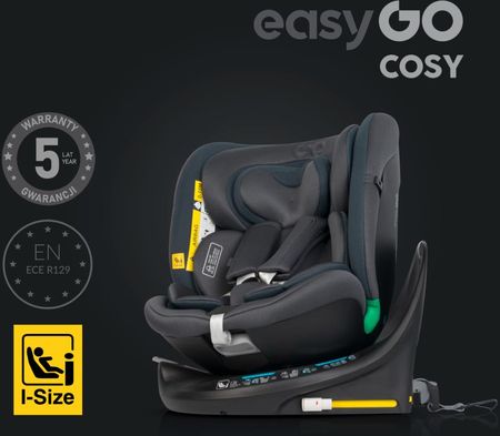 Easygo Cosy Obrotowy 360° Granito Dla Dzieci 0-36 Kg - zdjęcie 6