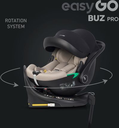 Easygo Buz Pro Taupe Z Bazą Isofix - zdjęcie 4