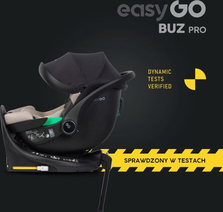 Easygo Buz Pro Taupe Z Bazą Isofix - zdjęcie 2