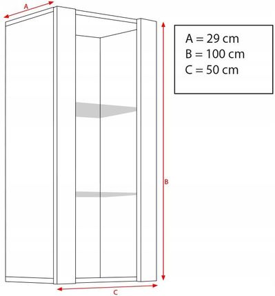 Pan Igiełka Open Vertical 100 White/White - Without Leds - zdjęcie 5