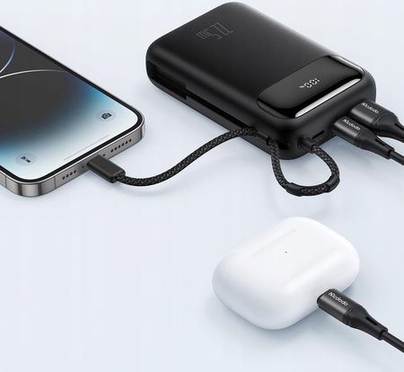 Mcdodo Powerbank 20000Mah Z Wyświetlaczem Usb Usb-C 22,5W + Kabel Lightning - zdjęcie 5