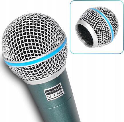 Mikrofon dynamiczny przewodowy estradowy profesjonalny + kabel 5M XLR NOBITECH DM01 - zdjęcie 6