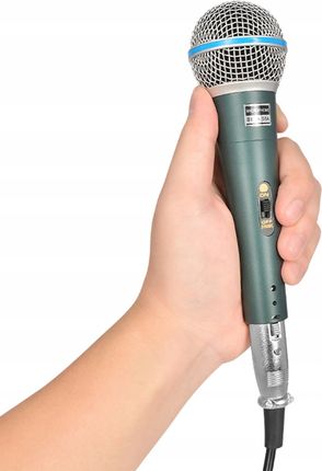 Mikrofon dynamiczny przewodowy estradowy profesjonalny + kabel 5M XLR NOBITECH DM01 - zdjęcie 2