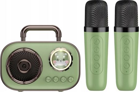Mikrofon dla dzieci zestaw karaoke dwa mikrofony Nobitech P3-Z zielony - zdjęcie 6