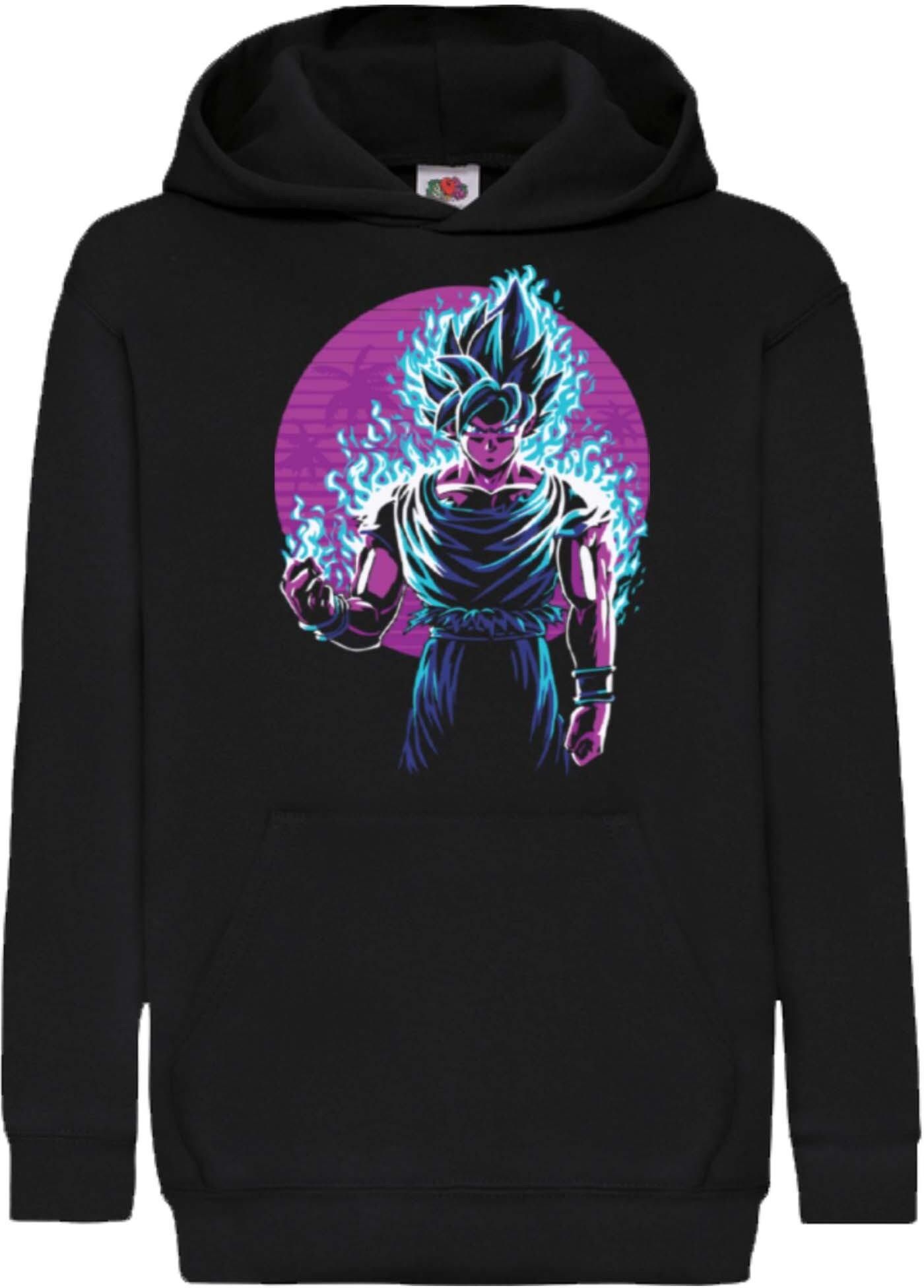 Bluza Z Kapturem Dla Dzieci SaiyanBlueGoku Dragon Ball Z Anime Manga