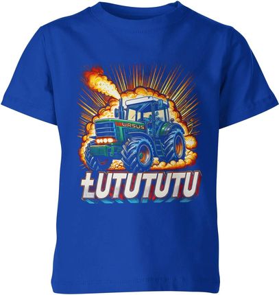 Łutututu Traktor Ursus Dziecięca koszulka (164, Czarny) - zdjęcie 2